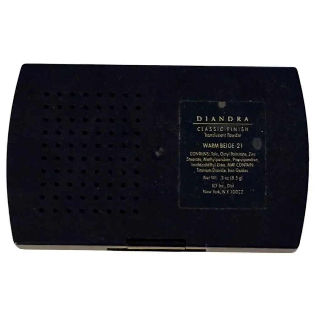 Diandra Classic Finish Translucent Powder Warm Beige-21 .3oz New Old Stock